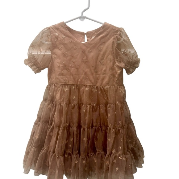 Noralee Other - Noralee Dress with Tulle and Sparkly Star Print Tiered Girls Dress, Size 2T
